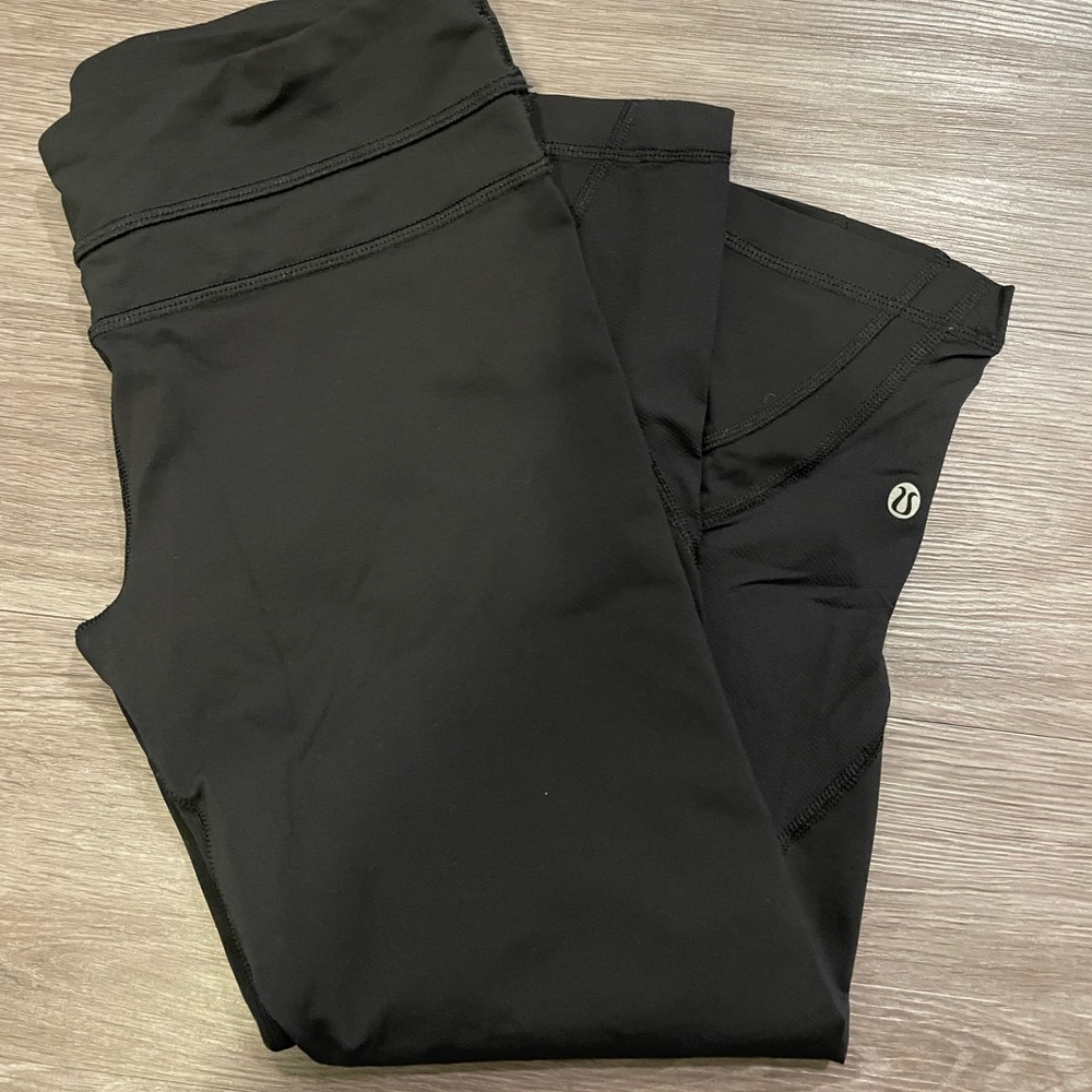 Cropped Lulu black leggings